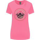 Death From Above F-16 Fighter Pilot RAF Womens Wider Cut T-Shirt Azalea