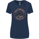 Death From Above F-16 Fighter Pilot RAF Womens Wider Cut T-Shirt Navy Blue