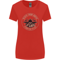 Death From Above F-16 Fighter Pilot RAF Womens Wider Cut T-Shirt Red
