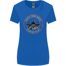 Death From Above F-16 Fighter Pilot RAF Womens Wider Cut T-Shirt Royal Blue