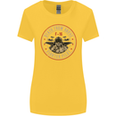 Death From Above F-16 Fighter Pilot RAF Womens Wider Cut T-Shirt Yellow