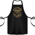 Death Machine Biker Motorcycle Motorbike Cotton Apron 100% Organic Black