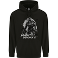 Death Not Eternal Martial Arts MMA Samurai Childrens Kids Hoodie Black