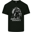 Death Not Eternal Martial Arts MMA Samurai Kids T-Shirt Childrens Black