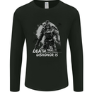 Death Not Eternal Martial Arts MMA Samurai Mens Long Sleeve T-Shirt Black