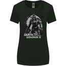Death Not Eternal Martial Arts MMA Samurai Womens Wider Cut T-Shirt Black