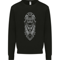 Death Order Pharo Skull Biker Motorcycle Kids Sweatshirt Jumper Black