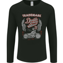 Death Race Motorcycle Motorbike Biker Mens Long Sleeve T-Shirt Black
