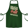 Death Races Flat Track Motorcycle Biker Cotton Apron 100% Organic Forest Green