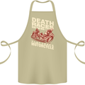 Death Races Flat Track Motorcycle Biker Cotton Apron 100% Organic Khaki