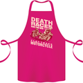 Death Races Flat Track Motorcycle Biker Cotton Apron 100% Organic Pink