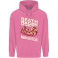 Death Races Flat Track Motorcycle Biker Mens 80% Cotton Hoodie Azelea