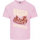 Death Races Flat Track Motorcycle Biker Mens Cotton T-Shirt Tee Top Light Pink