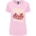 Death Races Flat Track Motorcycle Biker Womens Wider Cut T-Shirt Light Pink