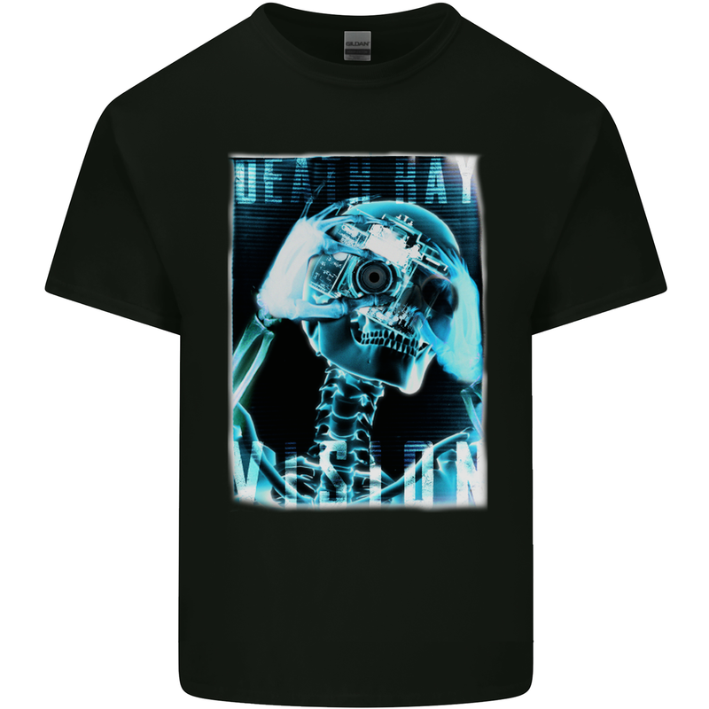 Death Ray Vision Photography Photographer Mens Cotton T-Shirt Tee Top Black