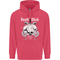 Death Wish Skulls Snakes Biker Gothic Demon Childrens Kids Hoodie Heliconia