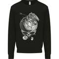 Death to Religion Skull Atheist Atheism FSM Mens Sweatshirt Jumper Black