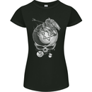 Death to Religion Skull Atheist Atheism FSM Womens Petite Cut T-Shirt Black