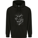 Demon Skull Devil Satan Grim Reaper Gothic Childrens Kids Hoodie Black