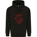 Demon Skull Devil Satan Grim Reaper Gothic Childrens Kids Hoodie Black