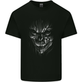 Demon Skull Devil Satan Grim Reaper Gothic Kids T-Shirt Childrens Black