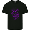 Demon Skull Devil Satan Grim Reaper Gothic Kids T-Shirt Childrens Black
