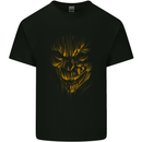 Demon Skull Devil Satan Grim Reaper Gothic Mens Cotton T-Shirt Tee Top Black