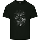 Demon Skull Devil Satan Grim Reaper Gothic Mens Cotton T-Shirt Tee Top Black