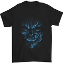 Demon Skull Devil Satan Grim Reaper Gothic Mens T-Shirt Cotton Gildan Black