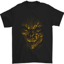 Demon Skull Devil Satan Grim Reaper Gothic Mens T-Shirt Cotton Gildan Black