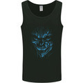 Demon Skull Devil Satan Grim Reaper Gothic Mens Vest Tank Top Black