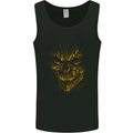 Demon Skull Devil Satan Grim Reaper Gothic Mens Vest Tank Top Black