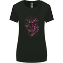 Demon Skull Devil Satan Grim Reaper Gothic Womens Wider Cut T-Shirt Black