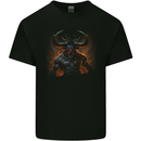 Demonic Bull From Hell Evil Demon Kids T-Shirt Childrens Black