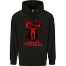 Demonic Cats Halloween Horror Witch Demons Childrens Kids Hoodie Black