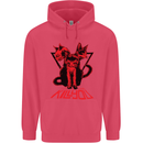 Demonic Cats Halloween Horror Witch Demons Childrens Kids Hoodie Heliconia