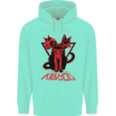 Demonic Cats Halloween Horror Witch Demons Childrens Kids Hoodie Peppermint