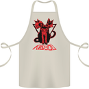 Demonic Cats Halloween Horror Witch Demons Cotton Apron 100% Organic Natural