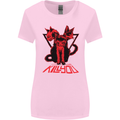 Demonic Cats Halloween Horror Witch Demons Womens Wider Cut T-Shirt Light Pink