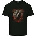 Demonic Satan Dark Magic Skull Gothic Fantasy Kids T-Shirt Childrens Black