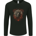 Demonic Satan Dark Magic Skull Gothic Fantasy Mens Long Sleeve T-Shirt Black