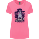 Demonic Satanic Rabbit With Skulls Womens Wider Cut T-Shirt Azalea