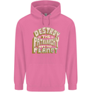 Destroy Patriarchy Not the Planet Climate Change Childrens Kids Hoodie Azalea