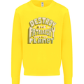 Destroy Patriarchy Not the Planet Climate Change Kids Sweatshirt Jumper Yellow