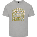 Destroy Patriarchy Not the Planet Climate Change Kids T-Shirt Childrens Sports Grey