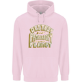 Destroy Patriarchy Not the Planet Climate Change Mens 80% Cotton Hoodie Light Pink