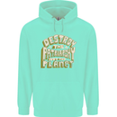 Destroy Patriarchy Not the Planet Climate Change Mens 80% Cotton Hoodie Peppermint