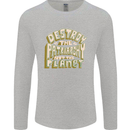 Destroy Patriarchy Not the Planet Climate Change Mens Long Sleeve T-Shirt Sports Grey