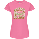 Destroy Patriarchy Not the Planet Climate Change Womens Petite Cut T-Shirt Azalea