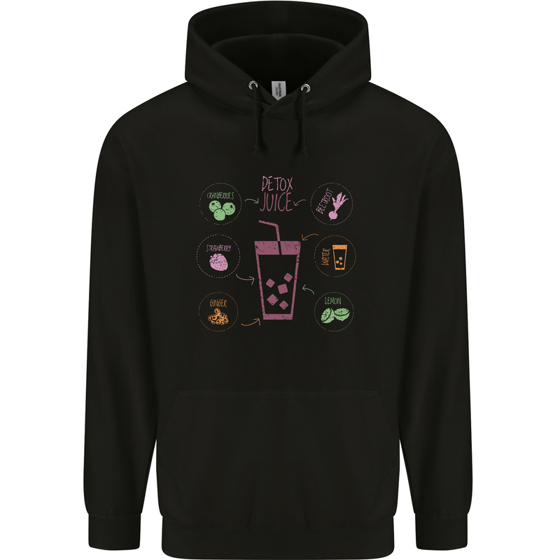 Detox Juice Hangover Cure Healthy Childrens Kids Hoodie Black